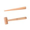 Professional Wood Mallet Rings Shaping Tool Jewelry Repair Hammer Rings Repair Tool Rings Size Adjuster Wood Texture