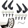 4PCS Car Mud Flaps, Mud Guard, Fender Guard, Splash Guard, Front & Rear Side Mud Guard, Wheel & Tire Splash Guards, Fender Agat Sewage, Mud, Dust,