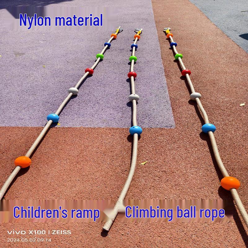 

Indoor/Outdoor Climbing Rope with Ball Grips