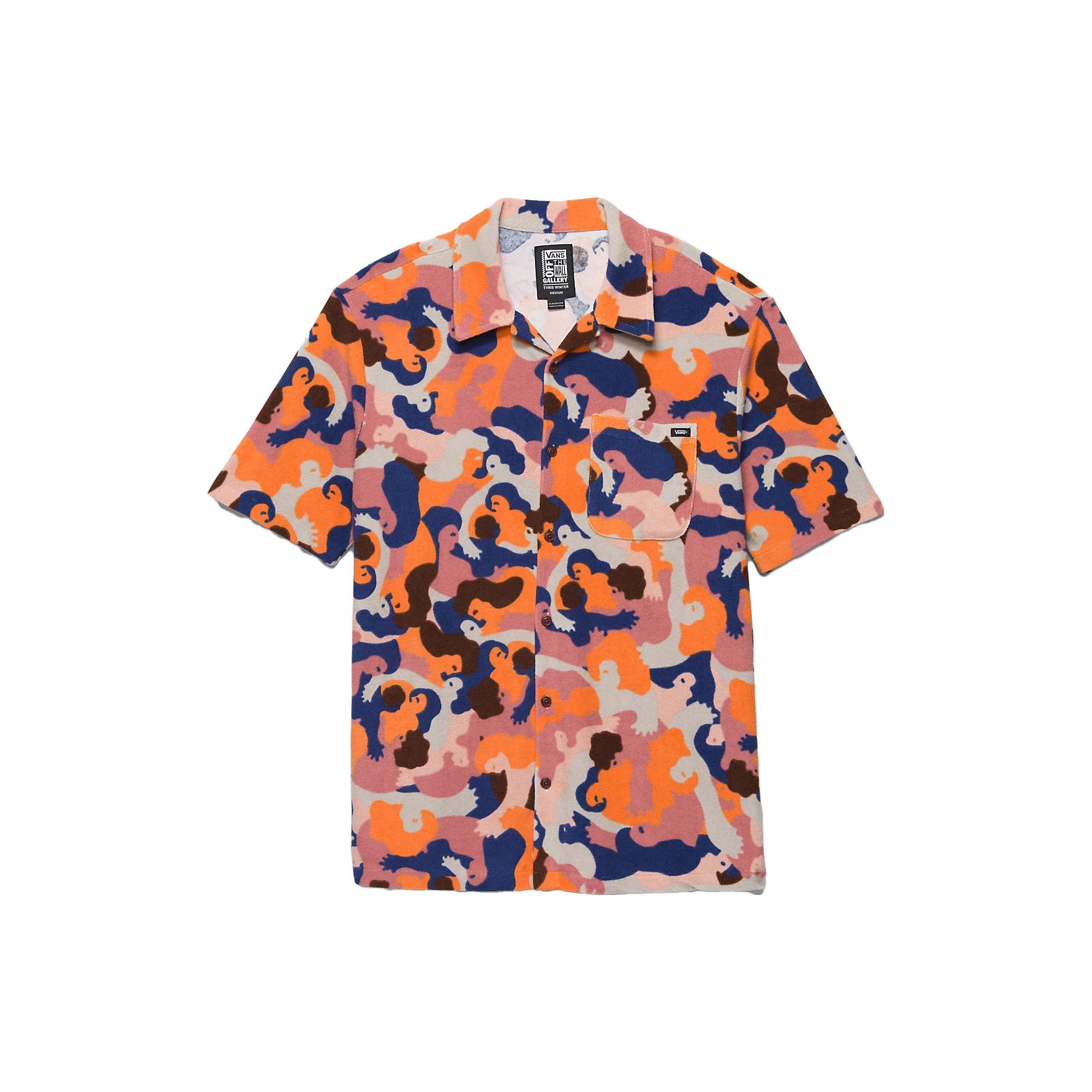 

New Vans Queer Poets Tyris Shirts Men s Multicolor VN0008FPBE5 XS