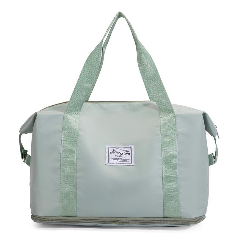 Expandable Large Capacity Travel Bag with Dry/Wet Separation, Portable Handheld Style for Fitness and Luggage Storage