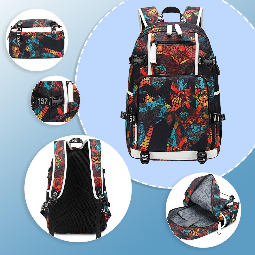 matching backpack and luggage