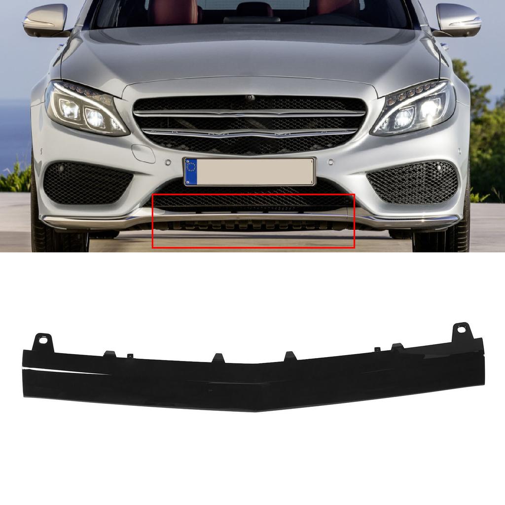 Przedni zderzak dolny środek listwa ochronna czarny karoseria ochrona anty zarysowania 2058852700 dla klasy C W20