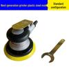 5-Inch Pneumatic Handheld Grinder & Polisher with Sandpaper & Waxing Head