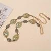 Stylish Versatile Metal Waist Chain Ethnic Style Belt Elegant Beach Party Jewelry Body Accessory for Music Festivals