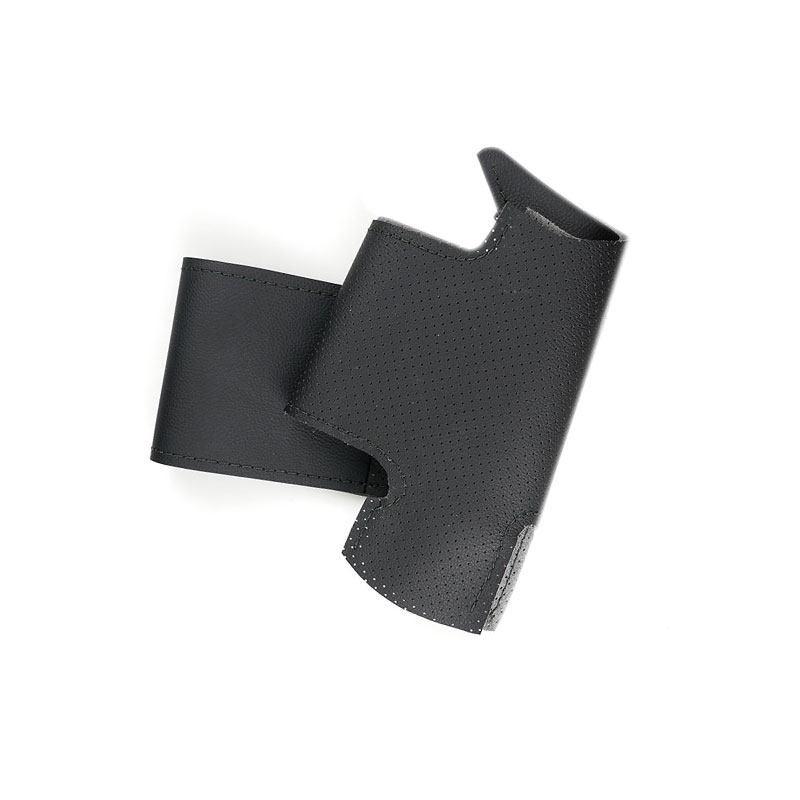 Car Accessories Black Perforated Microfiber Leather Steering Wheel Cover For Lada Granta 2018  Priora 2 2013 - 2018 Kalina 2