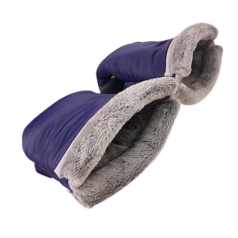 

A71Z Baby Stroller Gloves,Wind-Proof And Frost-Resistantfluff Lining Gloves, Suitable For Baby Strollers, Carts And Bicycles чорний