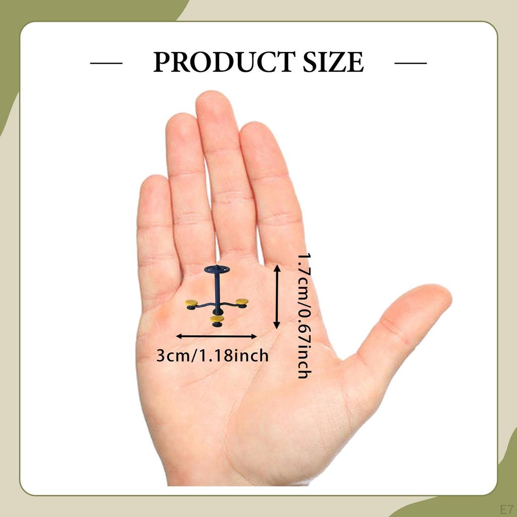 1 Stück Mini-Fitnessgeräte-Modell, Puppenhaus-Ornament, Miniatur-Sportspielset, Harzkonstruktion