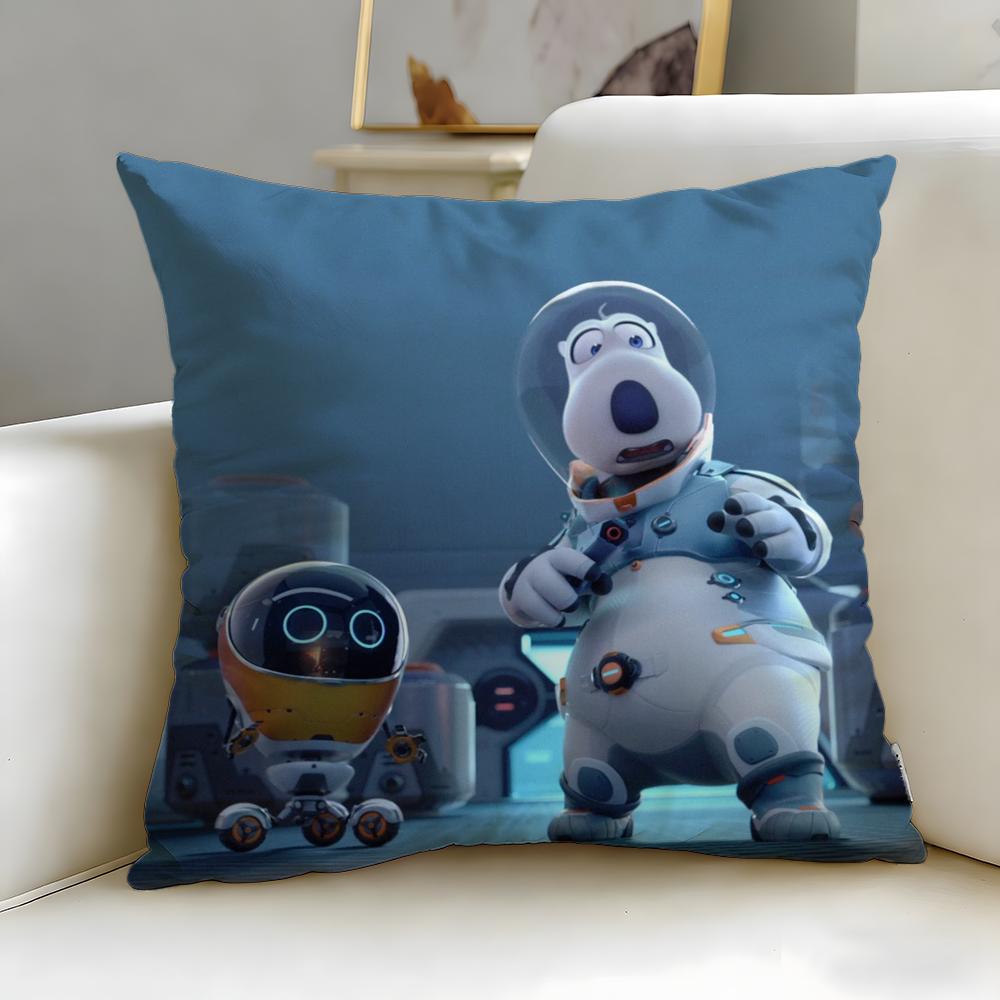 classic cartoon character Backkom Cushion Cover Soft & Easy-Wash Pillow Case – Versatile for Couch, Bed, Travel and Office