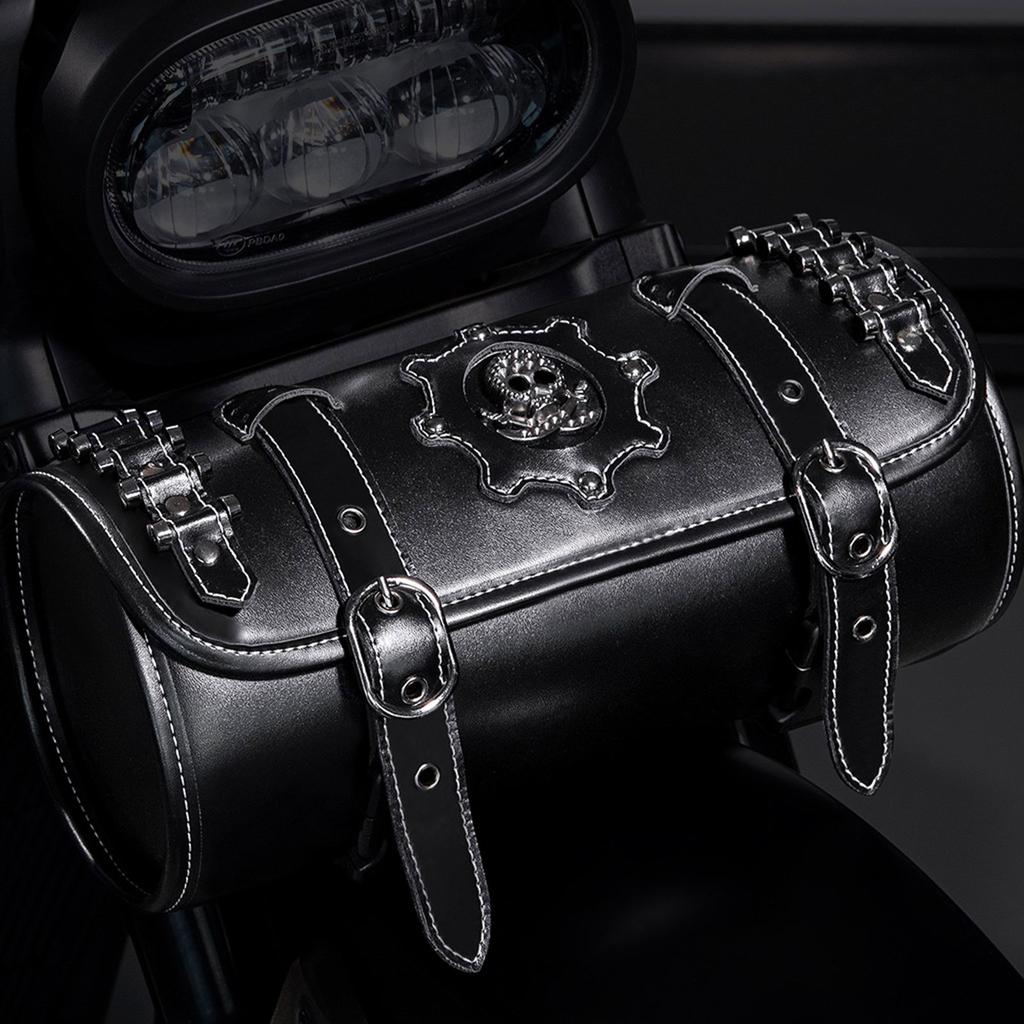 Borsa a Rullo per Moto Borsa Attrezzi per Moto Borsa Anteriore Borsa per Manubrio Forcella Anteriore Custodia Porta Attrezzi da Sella