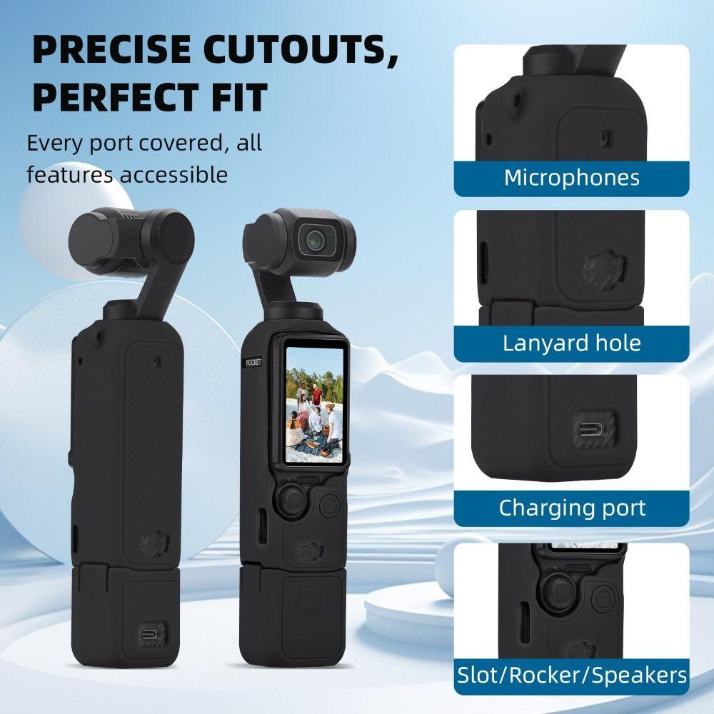 Shockproof Lens Cap All-Round Protection Screen Cover for DJI OSMO Pocket3 Outdoor Shooting