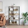 Bookshelf Sonoma Oak 82 x 32 x 144.5 cm Particleboard