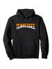 Vintage Tennessee Graphic Hoodie - Black with Orange & White Print