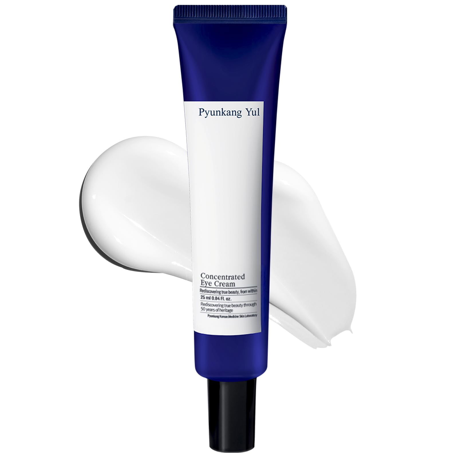 Pyunkang Yul Concentrated Eye Cream, 2-in-1 Brightening & Anti-Aging Care, Ginseng & Shea Butter for Wrinkle Care & Elasticity, Korean Skinca