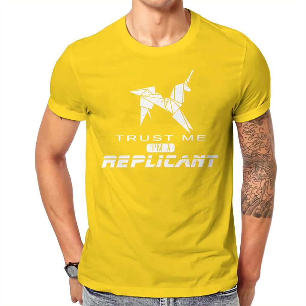 Blade Runner Vertrau Mir Ich Bin Ein Replikant T-Shirt Herren Unisexs T-Shirt Baumwolle Unisex Kleidung