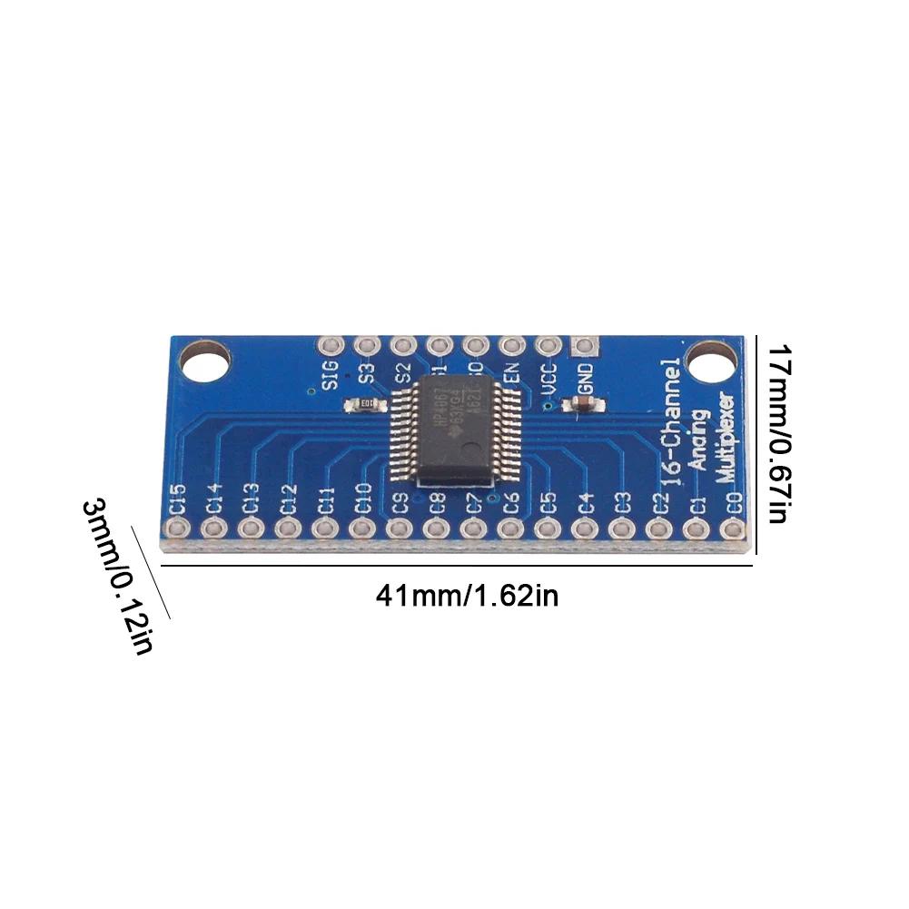 1-10 Stück CD74HC4067 16-Kanal Analog-Digital-Multiplexer Breakout Board Modul für Arduino 2V-6V Mikrocontroller 16 Geräte