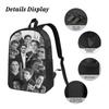 3Pcs Edward Cullen Homage Twilight School Bags Set for Children Pencil Boxes Backpack Sets with Lunch Box For School