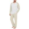 Men's Long Sleeve Pajama Set - Comfortable Sleepwear for Home Loungewear