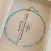 Turquoise and Pearl Layered Necklace, Refined Niche Style