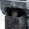 Grand Water Feature – 24x22x48cm – Colour Changing Crystal Ball in Rock