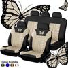 Seat Car Automobile Car Seat Cover Protector Soft Universal 3D Butterfly Pattern for Auto Cars SUV