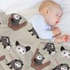 Opossums Pack Throw Blanket Decorative Sofa Cute Plaid for sofa Sofa Blankets