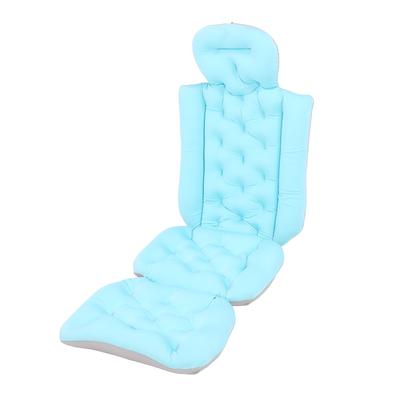 Ganzkörper-Badewannenkissen Dickes Badewannenkissen Rutschfeste Badematte mit Saugnäpfen für Kopfstütze Nacken