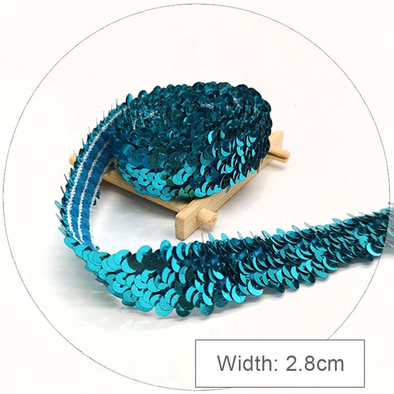 

2 м отделка пайетками кружевная лента эластичная эластичная танцевальная одежда занавеска для поделок своими руками пайетки швейная одежда декоративный аксессуар 2M