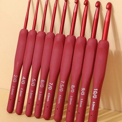 Soft Grip Crochet Hook Set with Yarn Balls for Knitting Sweaters, Bags, Dolls, Hats