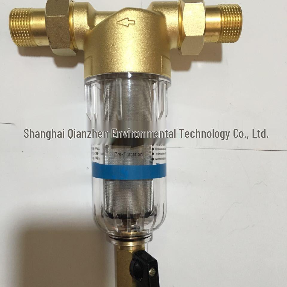 Kupfer & Edelstahl Vorfilter Küchenwasserreiniger mit Netzfiltersystem