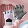 Women's Non-slip Shock Absorption Yoga & Fitness Half-finger Gloves - Wear-resistant, Breathable, Anti-callus