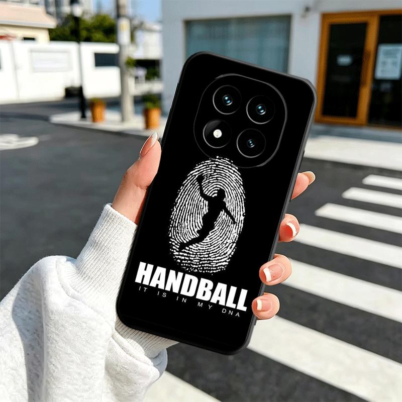 Handball Sport Soft Phone Case for Xiaomi Redmi Note 12 13 14 15 Pro Plus 11 12S 11S 11T 10 4G Black Cover Back Shell
