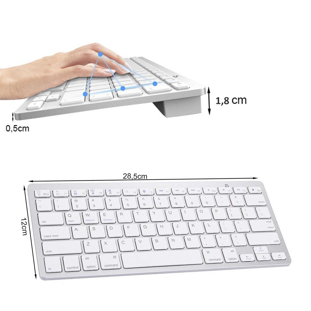 Bluetooth Beyaz Klavye NEEDIVYOU