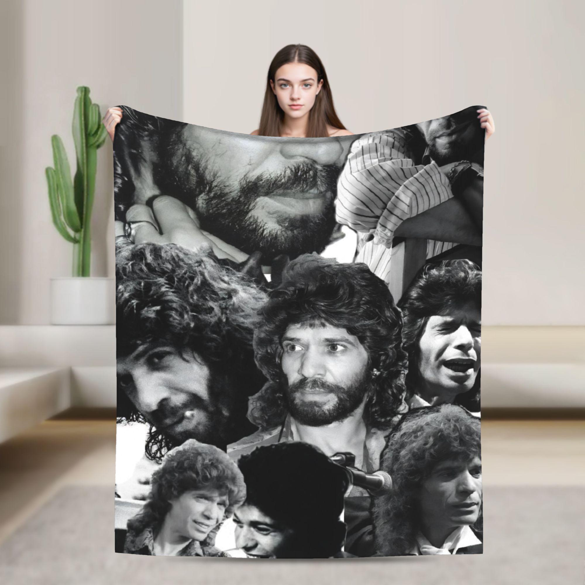 Camarons De La Isla Flamenco Soft Blanket Airplane Travel Plush Throw Blanket Funny Couch Chair Flannel Bedspread Sofa Bed Cover 30x40in