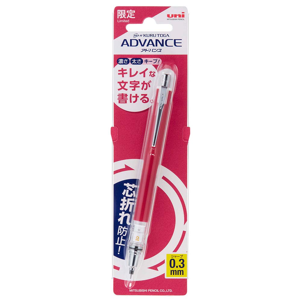 

Карандаш Mitsubishi Kurtga Advance Sharp GR красный 0,3 мм