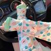 Sun Protection Ice Silk Sleeve Fingerless Summer Arm Cover Sunscreen Long Arm Sleeves  Driving