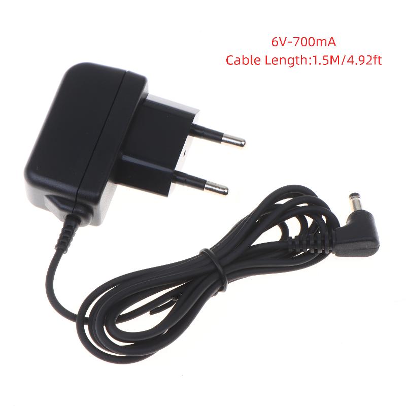 Adaptador de Fonte de Alimentação DC 6V 1A Cabo de Carregamento de Reposição Para Monitor de Pressão Arterial de Braço Superior para Cuidados com a Saúde Plugue UE