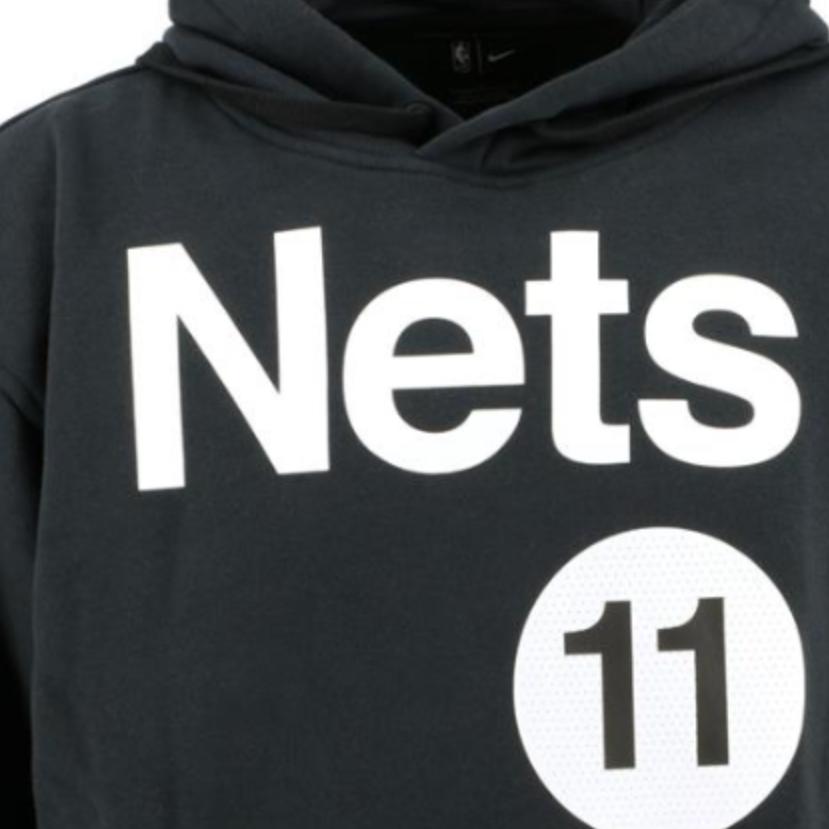 Nike X NBA BKN Essential Nets 11 Letter Sports Hoodie Men Hoodies Black DH6535-011