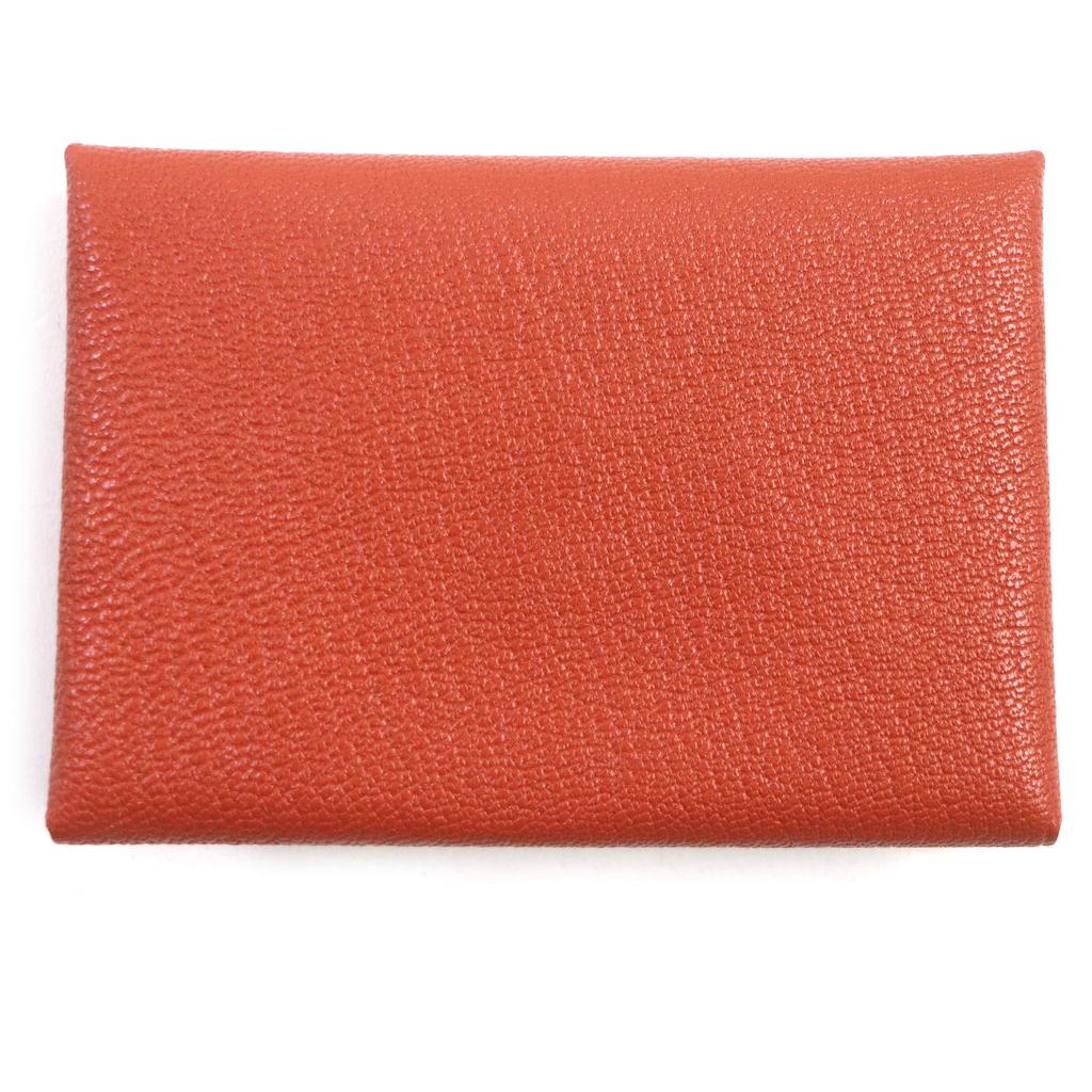 Porta-moedas HERMES impecável Calvi duo Shoble misol masculino Usado