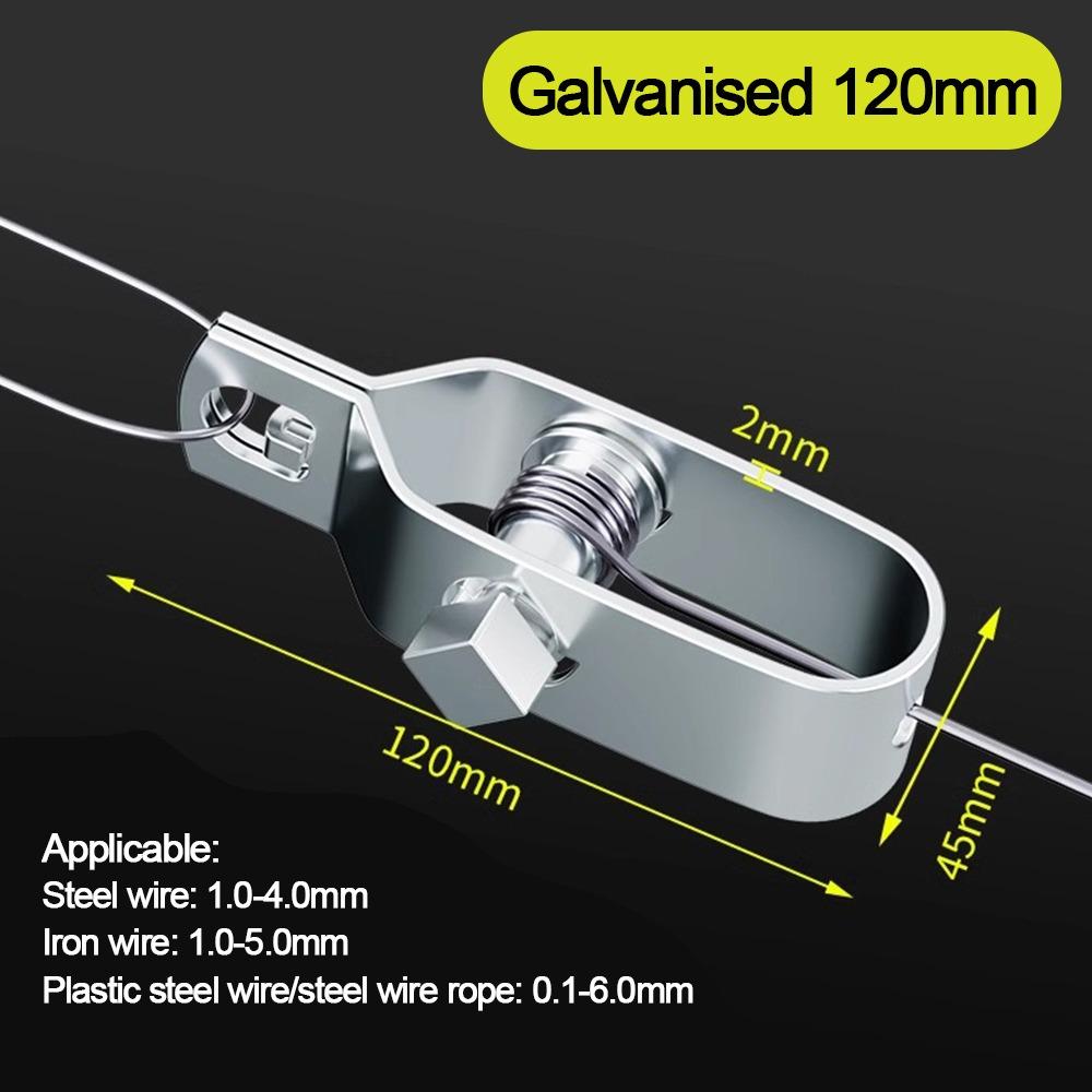 Galvanised Cable Tensioner Silver Wire Ratchet Tensioner New Tensioning Cable  Home