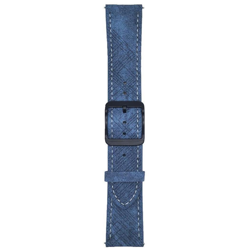 Double Loop Buckle Leather Band For Samsung Galaxy Watch7/Watch6 Watch Bands Universal 20mm Strap