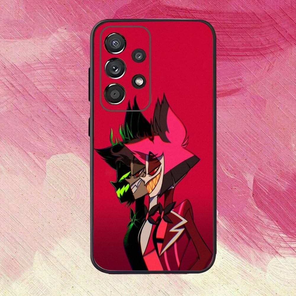 H-Hazbin H-Hotel A-Alastor Phone Case For Samsung S25,S24,S21,S22,S23,S30,Ultra,S20,Plus,Fe,Soft Silicone Black Cover