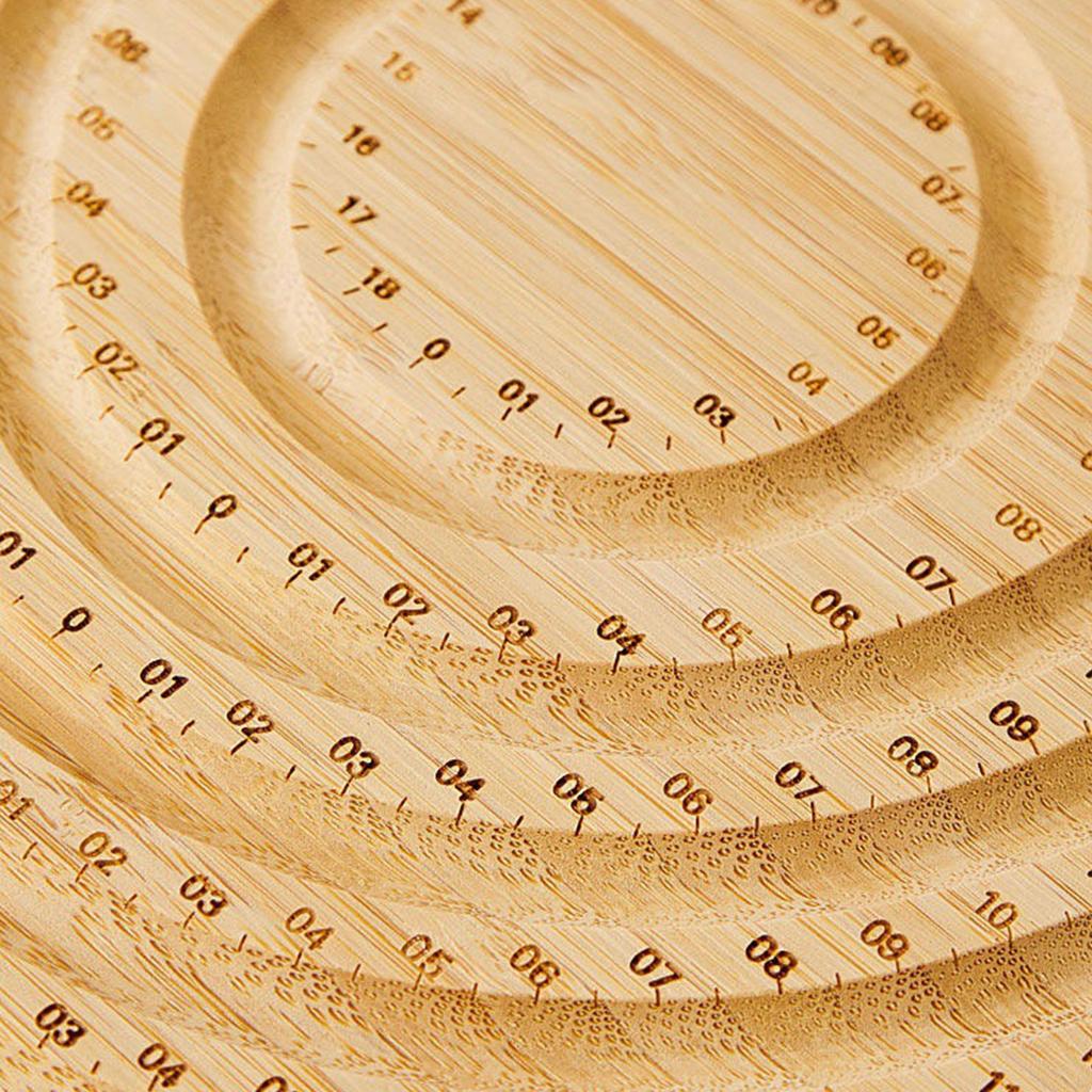 Wood Bead Board Bracelet Beading Organizer Jewelry Making Tray Workbench Size Measuring Plate Craft Tool Accessories