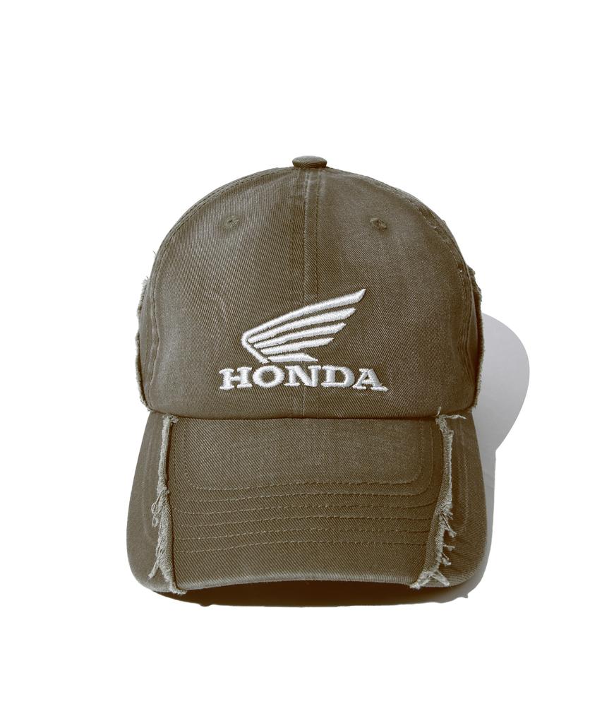 PHYPS MOTORCYCLE Vintage Cutoff Cap_Khaki