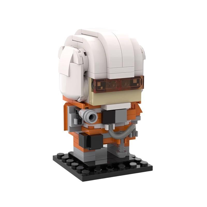 Baustein ist kompatibel mit 35893 Luke Quadratkopf Junge, Set zum Bauen kleiner Partikel, Charaktere der Planeten-Serie