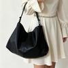 Large Capacity Tote Bag for Women Genuine Leather Soft Handbag Crossbody Shoulder Bag Casual Commuter Purse 44x9x26cm