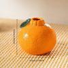 Ceramic Simulated Orange Vase Art Vase Fruit Shape Vase Flower Holder  Tabletop Decor