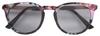 [J-SOUL] Sunglasses, Wellington Type, Combination [UV Protection], Floral Pattern, GoldSmoke JSA17040-00