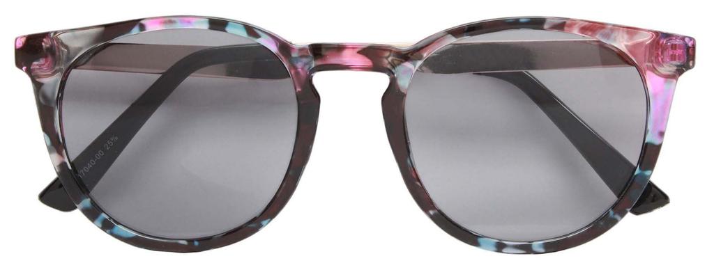 [J-SOUL] Sunglasses, Wellington Type, Combination [UV Protection], Floral Pattern, GoldSmoke JSA17040-00