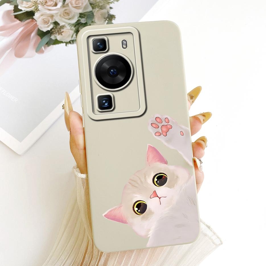 For Huawei P60 Pro Case MNA-AL00 MNA-LX9 Cute Rabbit Cartoon Cover Soft TPU Phone Case For Huawei P60 Art P 60 Pro Fundas Bumper